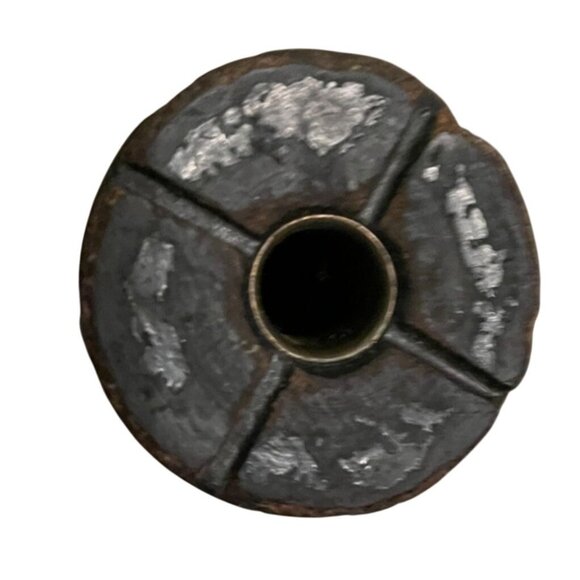 Vintage Early 1900s Wooden Textile Mill Spindle Bobbin Industrial 12.5" - Picture 4 of 4